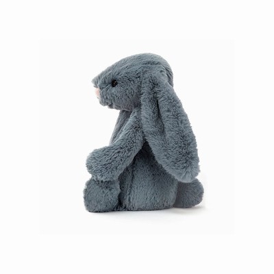 Jellycat Bashful Dusky Blue Bunnies USA | 75023JDGK